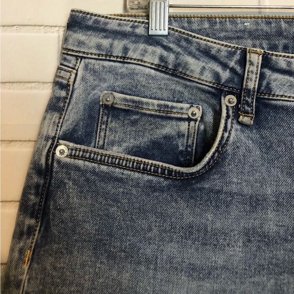 Rag Bone Dre Low Rise Boyfriend Nora Raw Hem Stretch Denim Blue Jeans 31 - Picture 4 of 12